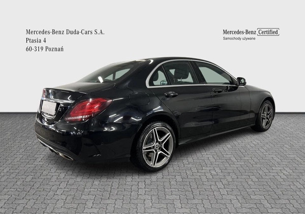 Mercedes-Benz Klasa C cena 109900 przebieg: 132530, rok produkcji 2019 z Poznań małe 211